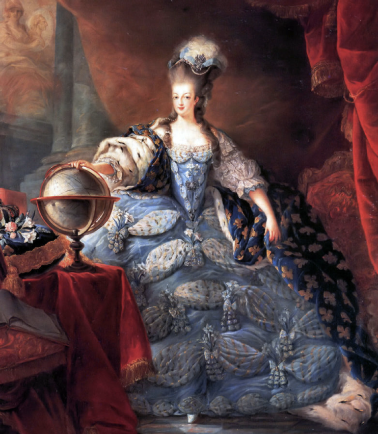 5 Jean-Baptiste-Andre Gautier d'Agoty Portrait of Marie Antoinette 1775 Palace of Versailles